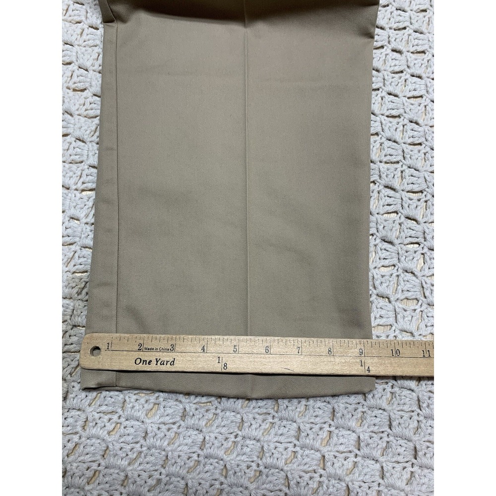 Dockers Men's Dress pants slacks 36x32‎ khakis Beige pleated Stain Defender - Picture 11 of 13